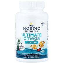 NordicNaturals_UltimateOmega_Junior_Ages6_Strawberry_90MiniSoftGels_340mgperSoftGel - USA Mega Market