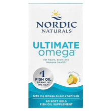 Nordic Naturals, Ultimate Omega, Lemon, Soft Gels (640 mg per Soft Gel)