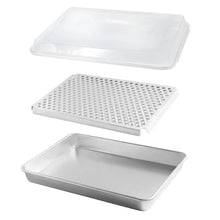 Nordic Ware 3-Piece Crisping and Roasting Set with Lid
