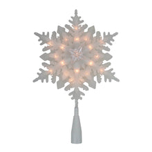 Northlight White Plastic Christmas Tree Topper, 10"