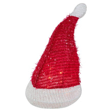 Adorno para árbol de Navidad Northlight de 31 cm (12,25") con forma de gorro de Papá Noel iluminado, luces transparentes 