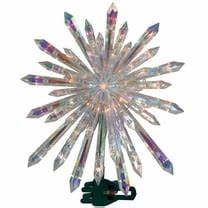 Northlight Clear Plastic Christmas Tree Topper, 13.50"