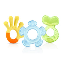 Nuby 3 Step Baby Teether Set Neutral Colors