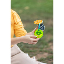 Nuby Animal Flash Cards Silicone Teether Toy Ring for Babies, Multicolor Animals