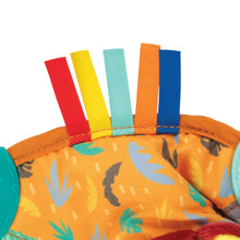 Nuby Teething Blankie and Teether Toy for Babies, Multicolor Lion Design