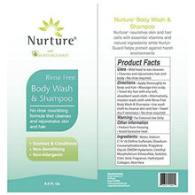 NurtureRinseFreeBodyWash_Shampoo_HospitalGradeWaterlessCleansingFoamforHair_Body_IdealforSensitiveSkin_Women_Elderly_3Pack - USA Mega Market