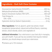 NutramaxCosequinJointHealthSupplementforDogswithGlucosamine_Chondroitin_MSM_Omega-3_sandHA_150SoftChews9 - USA Mega Market