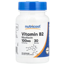 Nutricost_VitaminB2_100mg_30Capsules - USA Mega Market