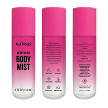 Nutrius Body Mist, 4 fl oz, 3-pack