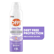 OFF! Clean Feel Picaridin Insect Repellent Aerosol, Mosquito & Bug Spray, 5 oz