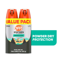 OFF! Family Care Smooth and Dry 15% Deet Insect Repellent I Aerosol Value Pack, 4 oz, 2 Count