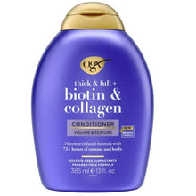 OGX Thick & Full + Biotin & Collagen Volumizing Hair Shampoo and Conditioner Duo, 13 fl oz