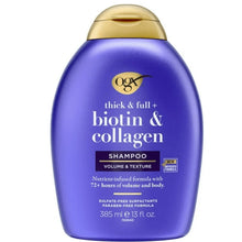 OGX Thick & Full + Biotin & Collagen Volumizing Hair Shampoo and Conditioner Duo, 13 fl oz