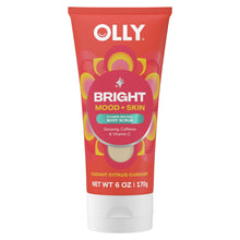 OLLY Bright Body Scrub Exfoliates & Repairs Skin Barrier Citrus Currant, 6 oz