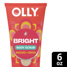 OLLY Bright Body Scrub Exfoliates & Repairs Skin Barrier Citrus Currant, 6 oz