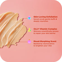 OLLY Bright Body Scrub Exfoliates & Repairs Skin Barrier Citrus Currant, 6 oz