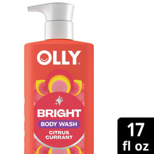 OLLY Bright Body Wash Repairs & Brightens Skin Citrus Currant, 17 oz