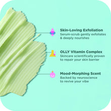 OLLY Revive Body Scrub Exfoliates & Repairs Skin Barrier Neroli Dew, 6 oz
