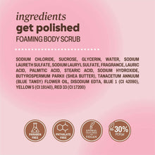 ONYX Professional Get Polished Foaming Body Scrub, Sandalwood and Warm Vanilla