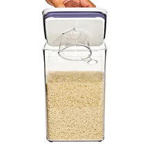 OXO SoftWorks 4-piece POP Container Set with Rice Measuring Cup & Scoop