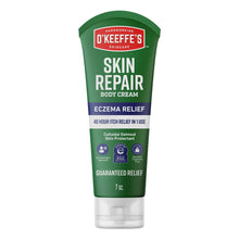 O’Keeffe’s Skin Repair Eczema Relief Body Cream, 48 Hour Moisture, 2% Colloidal Oatmeal, Unscented, 7oz Tube