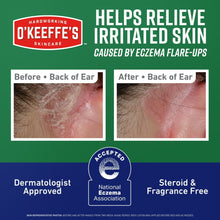 O’Keeffe’s Skin Repair Eczema Relief Body Cream, 48 Hour Moisture, 2% Colloidal Oatmeal, Unscented, 7oz Tube