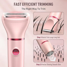 ObacreBikiniTrimmerforWomen_3in1ElectricRazorsforWomen_IPX7WaterproofWetDryBodyShaverPubicHairTrimmerFacialHairRemoverwithCeramicBladeUSBRechargeDockGiftforWomen1 - USA Mega Market