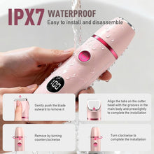 ObacreBikiniTrimmerforWomen_3in1ElectricRazorsforWomen_IPX7WaterproofWetDryBodyShaverPubicHairTrimmerFacialHairRemoverwithCeramicBladeUSBRechargeDockGiftforWomen5 - USA Mega Market