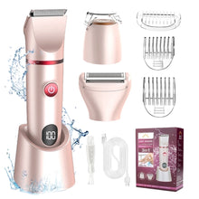 ObacreBikiniTrimmerforWomen_3in1ElectricRazorsforWomen_IPX7WaterproofWetDryBodyShaverPubicHairTrimmerFacialHairRemoverwithCeramicBladeUSBRechargeDockGiftforWomen6 - USA Mega Market