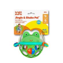Oball Easy Grasp Jingle & Shake Pal Infant Toy Rattle, Green, Unisex, Ages 0 Months +