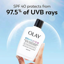 Olay Complete+ Daily Face Moisturizer with Sunscreen SPF 40, Fragrance-Free, 2 pk./6 fl. oz.