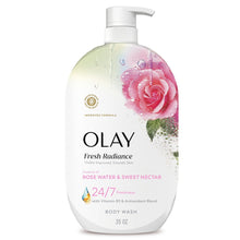 OlayFreshRadianceBodyWash_RoseWater_SweetNectar_withVitaminB3_35oz12 - USA Mega Market
