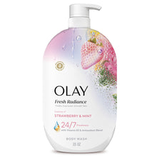 OlayFreshRadianceBodyWash_Strawberry_Mint_withVitaminB3_35oz12 - USA Mega Market