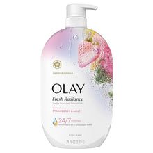 OlayFreshRadianceBodyWash_Strawberry_Mint_withVitaminB3_35oz1 - USA Mega Market