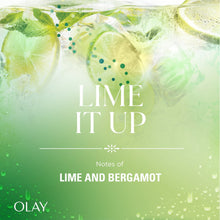 Olay Lime It Up Body Wash with Notes of Lime and Bergamot, Vitamin B3 and Antioxidant Blend, 22oz