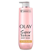Olay Super Serum Body Wash for Extra Dry Skin, 20 fl oz, Serum Complex for Luminous Skin
