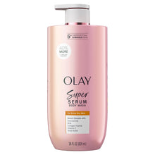 Olay Super Serum Body Wash for Extra Dry Skin, 28 fl oz, Serum Complex for Luminous Skin