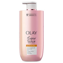 Olay Super Serum Body Wash for Extra Dry Skin, 28 fl oz, Serum Complex for Luminous Skin