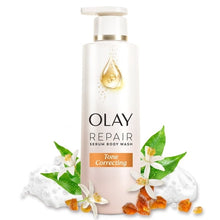Olay Tone Correcting Repair Serum Body Wash, Triple Complex with Repair Lipids, Vitamin B3 + C and BHA, 20 fl oz