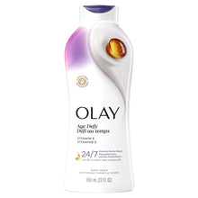 Olay Ultra Moisture Body Wash, Age Defy Body Wash Vitamin B3 & Hyaluronic, 22 FL OZ