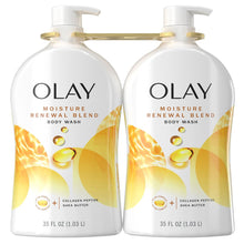 Gel de ducha Olay Ultra Moisture Renewal Blend, 35 onzas líquidas, paquete de 2.