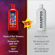 (3 PACK ) Old Spice 2-in-1 Mens Shampoo and Conditioner, Cosmic Quest, Old Spice x The Super Mario Galaxy Movie, 21.9 fl oz
