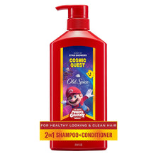 (3 PACK ) Old Spice 2-in-1 Mens Shampoo and Conditioner, Cosmic Quest, Old Spice x The Super Mario Galaxy Movie, 21.9 fl oz