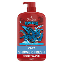 Old Spice Body Wash for Men, Krakengard 2 in 1 with Lasting Scent, 33.4oz