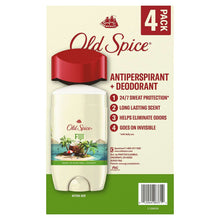 Old Spice Fiji Antiperspirant Deodorant, Palm Tree + Coconut, 2.6 oz., 4 pk.