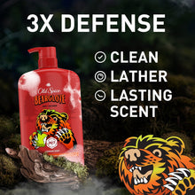 Old Spice Men's Body Wash, Bearglove, Long Lasting Lather, 33.4 fl oz