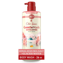 Old Spice Men's Body Wash for Men, Himalayan Sea Salt , 24/7 Shower Fresh, 18 oz, Exfoliation + Moisturization, 26oz