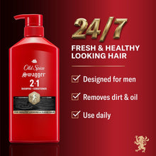 (3 PACK )Old Spice Swagger 2 in 1 Men's Shampoo and Conditioner, 21.9 fl oz