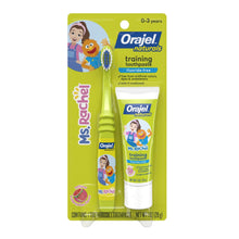 Orajel Naturals Ms. Rachel Training Toothpaste and Toothbrush, Natural Watermelon, 1 oz