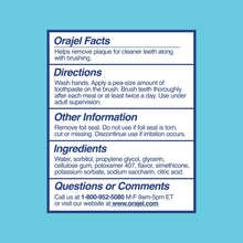 Orajel Naturals Ms. Rachel Training Toothpaste and Toothbrush, Natural Watermelon, 1 oz